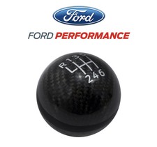 2015-2026 Mustang Oem Ford Carbon Fiber 6 Speed Shift Shifter Ball Knob Black