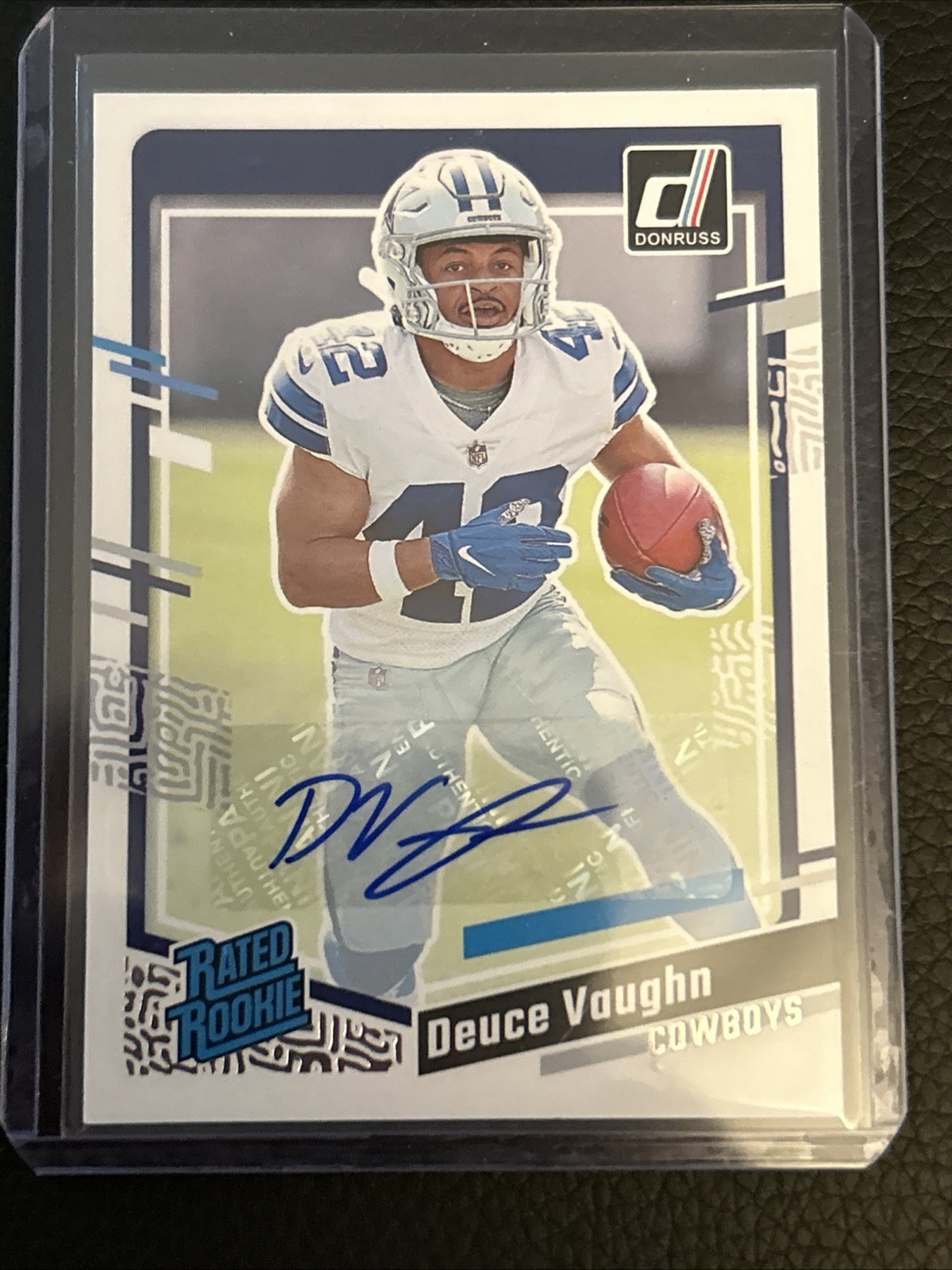 2023 Panini Donruss - Rated Rookie Deuce Vaughn #324 Autographs (AU, RC) Cowboys