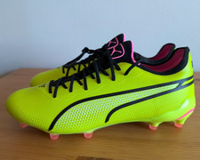 Puma King Ulitmate FG/AG Men's 10.5 Phenomenal Pack Lime Soccer Cleats 107563-06
