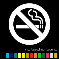 NO SMOKING Sticker Vinyl Decal Warning Sign Danger Circle Window Wall Door Smoke