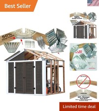 Durable DIY Shed Kit with EZ Miter Template - Build Your Dream Structure Easily
