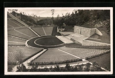Postcard Berlin-Charlottenburg, Dietrich Eckardt stage from the bird show 