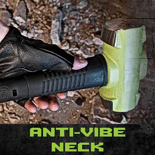 Professional 14" B.A.S.H Ball Pein Hammer with Anti-Vibe Neck and Rubber Grip - Picture 6 of 11