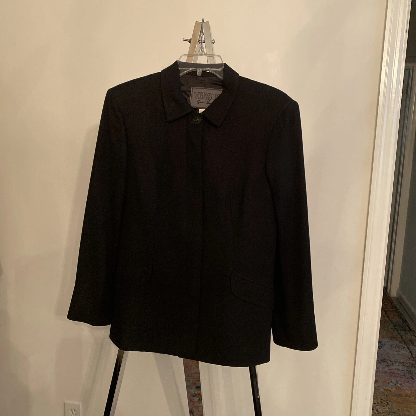 VERSACE Blazer By Versus. Donna nera. Taglia S (30)