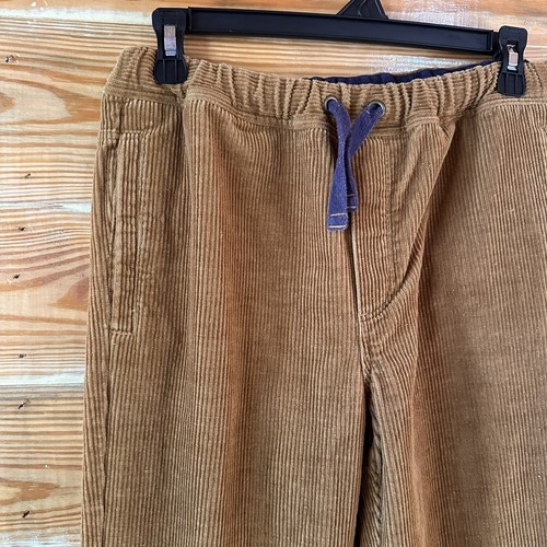 Mini Boden Size 13Y Boys Youth Tan Corduroy Drawstring Cord Pull On Dress Pant - Picture 2 of 8