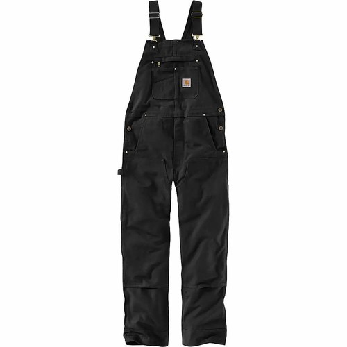 Carhartt R01 Duck Bib Unlined Work Overalls, Men's 42 x 28 - Picture 2 of 2