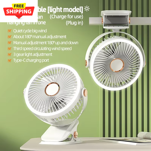 8000Mah Camping Fan Rechargeable Desktop Portable Air Circulator Wireless Ceilin - Picture 10 of 15