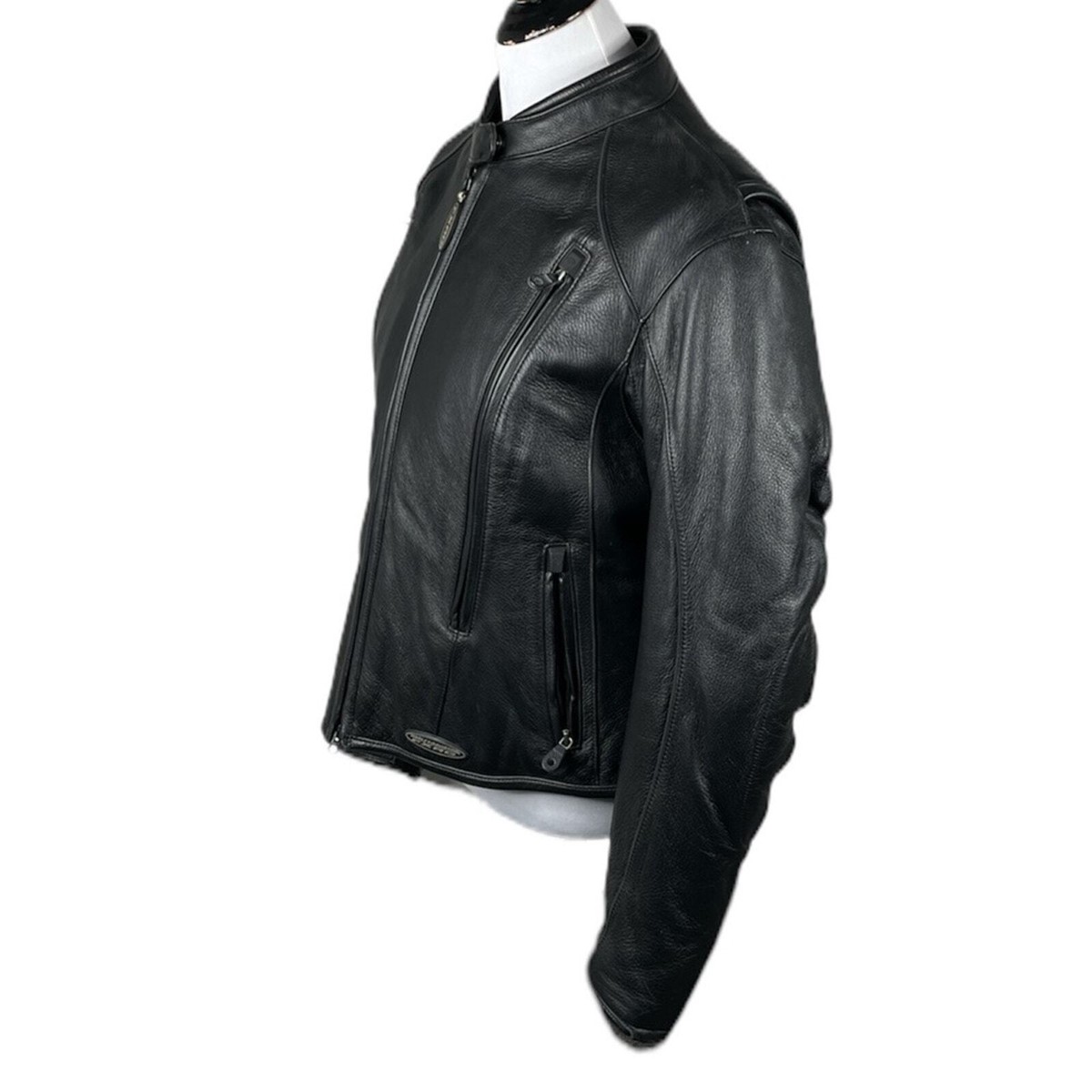 新品 Harley-Davidson FXRG ライダースレザージャケット S Harley Davidson FXRG Leather Motorcycle Jacket, Black, X-Large | eBay