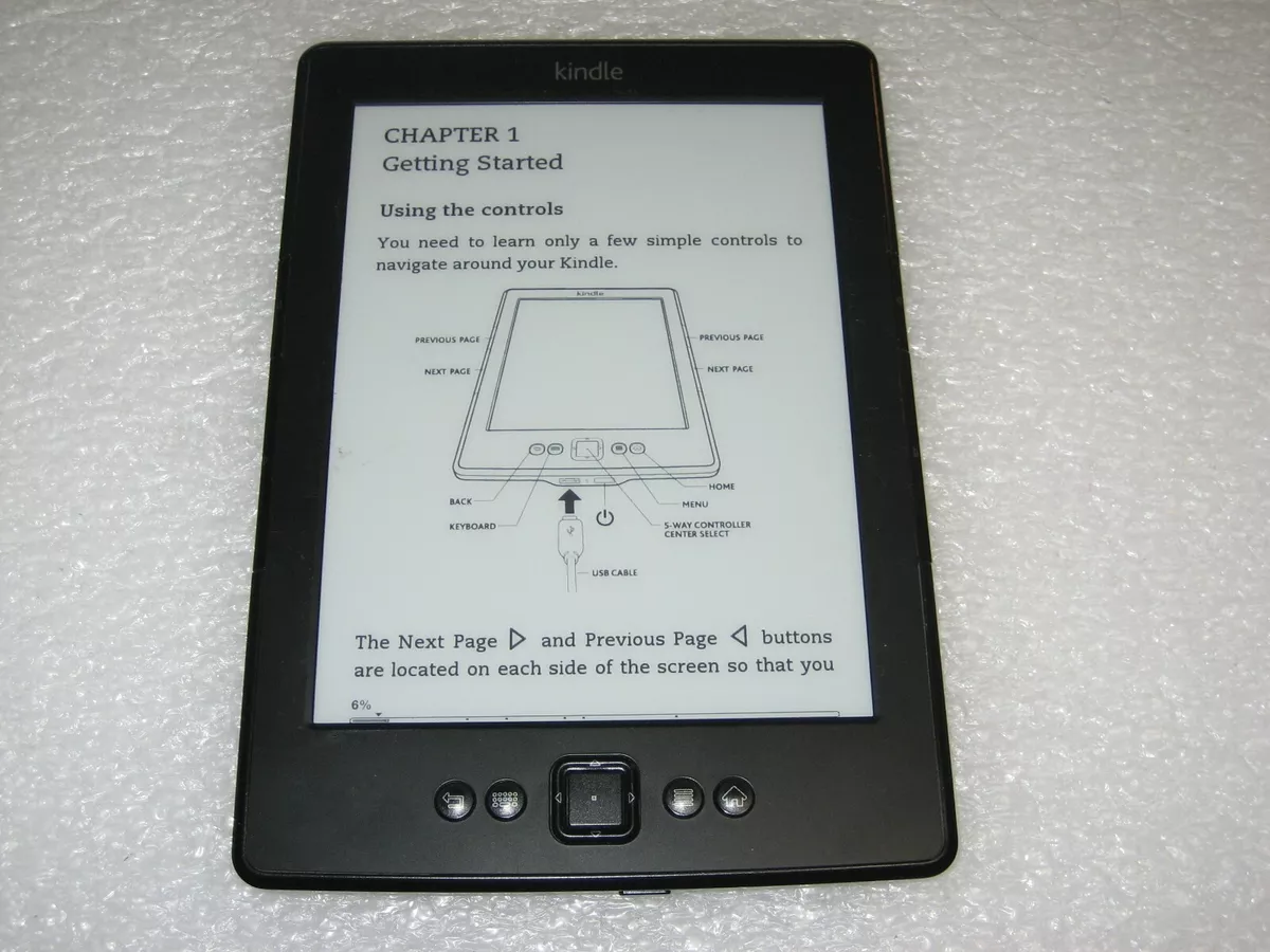 Kindle (5th Generation) 2GB, Wi-Fi, 6in - Black for sale online