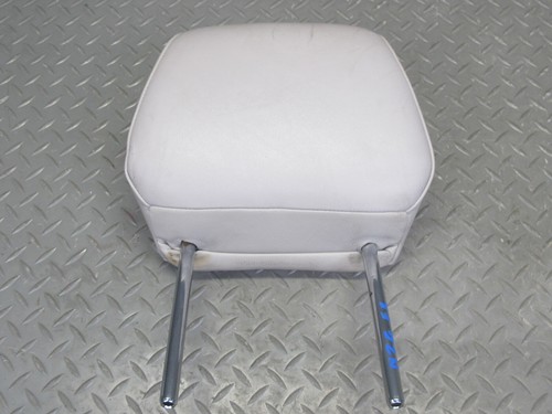 07-09 NISSAN 350Z Z33 CONV SET OF 2 FRONT LEFT & RIGHT LEATHER HEADREST GRAY OEM - Picture 14 of 22
