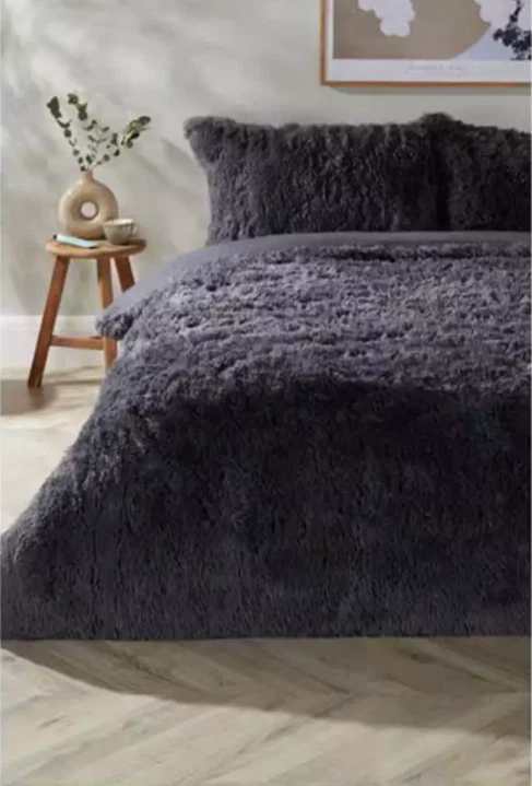 Hug And Snug Super Soft & Comfy Duvet Set - Charcoal - Single