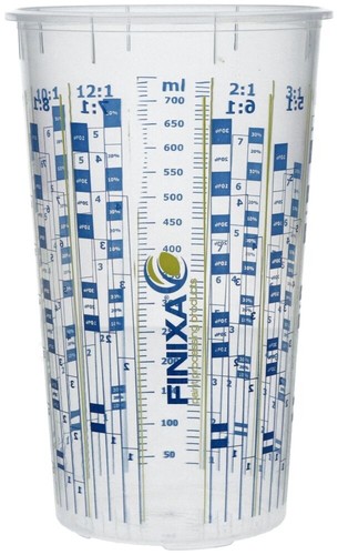 Finixa MCP Lackmischbecher mit Scala 400ml, 650ml, 900ml, 1300ml, 2240ml, 5000ml - Picture 3 of 6
