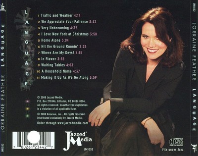 LORRAINE FEATHER LANGUAGE NEW CD