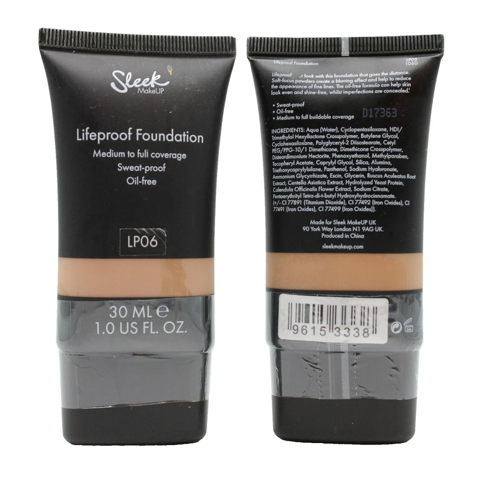 2x Sleek MakeUP Lifeproof Foundation Make Up LP06 30ml - Bild 2 von 2
