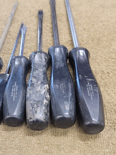 10 Snap on Screwdriver Set Flat Head Slotted Philips GSDD SDDP SDD Tool USA - Picture 19 of 20