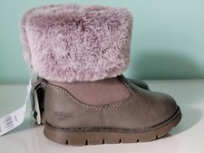 OshKosh B'Gosh Toddler Duchess Grey Fashion Boot - Size 7 NEW perfect for Twins
