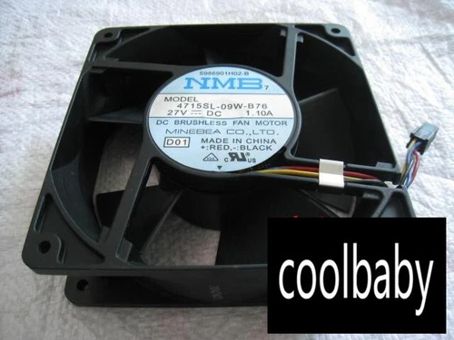   4715SL-09W-B76 Fan 120*120*38mm 4pin 27V 1.10A #T6