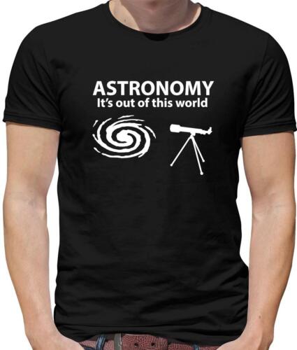 Astronomy - Mens T-Shirt - Present / Gift / Funny - Picture 1 of 4