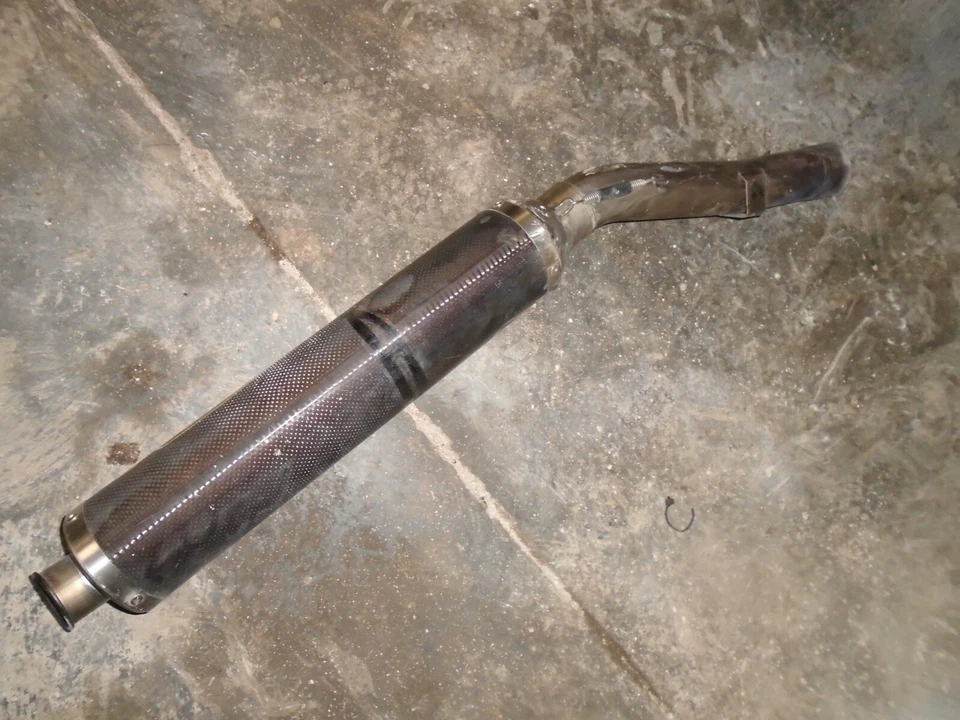 2003 Yamaha FZS1 FZ1 FZ FZS1000 1000 Fazer Exhaust System Muffler Akrapovic Pipe - Image 3 of 4