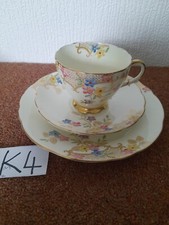 Foley Bone China Cup saucer plate  Trio  with Dainty flowers - more available