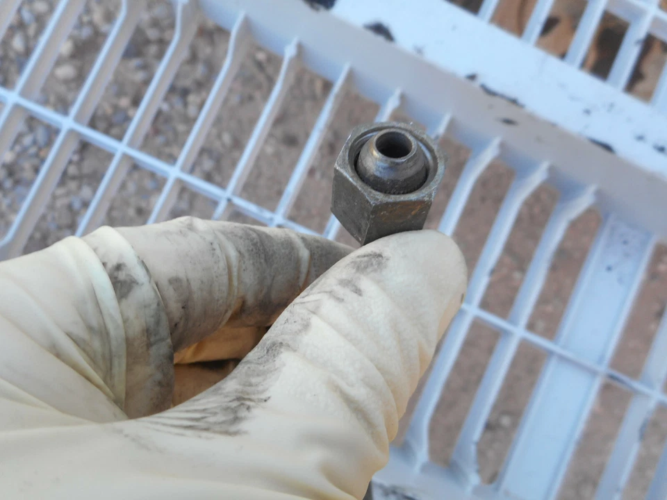 1959 Mercedes Benz Ponton W180 220S M180 Fuel Pipe ONE CUT CONNECTION Foto 3 de 4