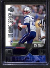 2004 Upper Deck Football UD Game Jersey #TB-GJ Tom Brady
