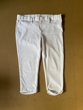 Faded Glory Women's Jeans Denim Size 16 White Ladies Comfort Belt Loop Pockets