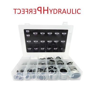 Hydraulischer Dichtringsatz für metrische Fittings und...