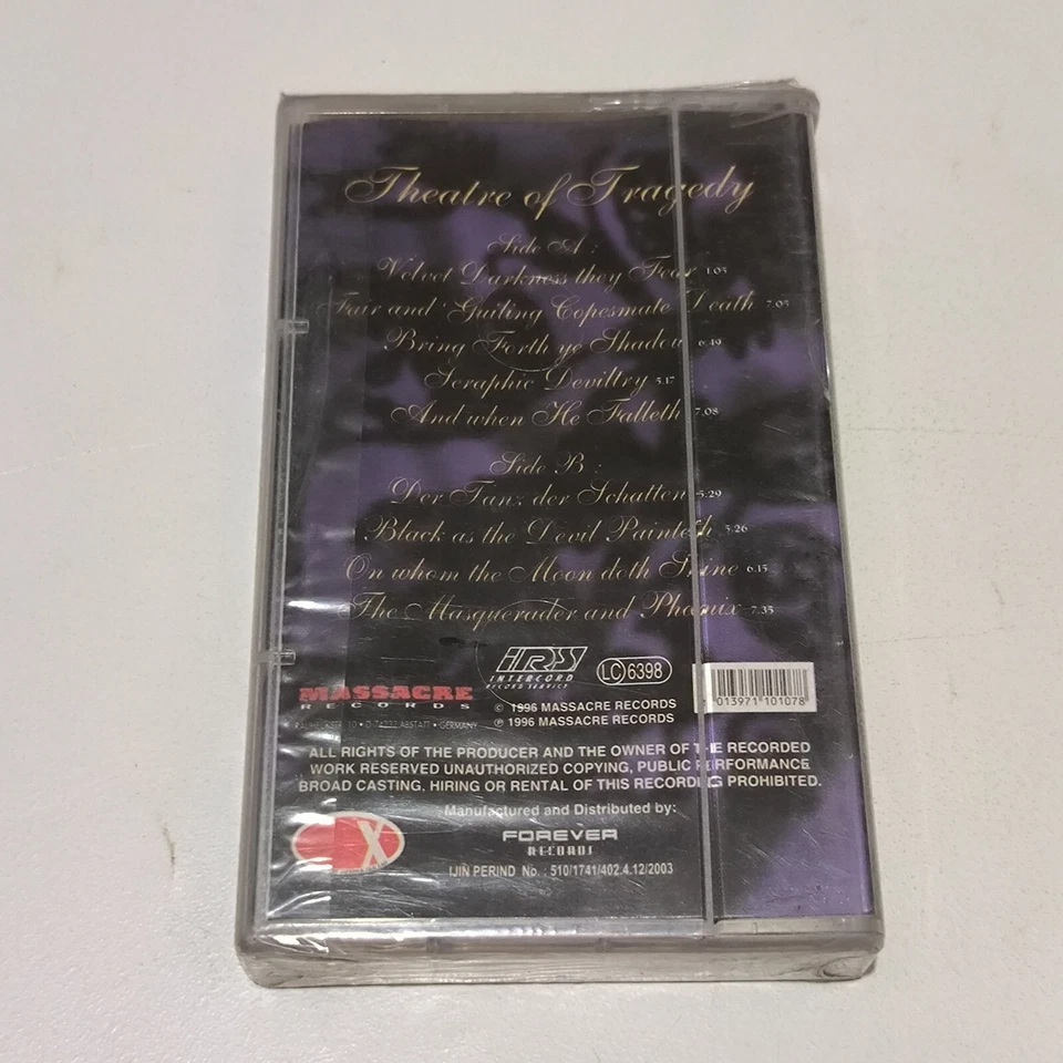 Theatre of Tragedy - Velvet Darkness They Fear 1996 original indonesia tapes NEW - Image 2 of 4