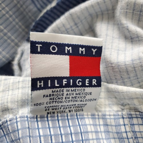 Vintage Tommy Hilfiger Duvet Cover, Floral Print, White And Blue. Queen... - Picture 17 of 18