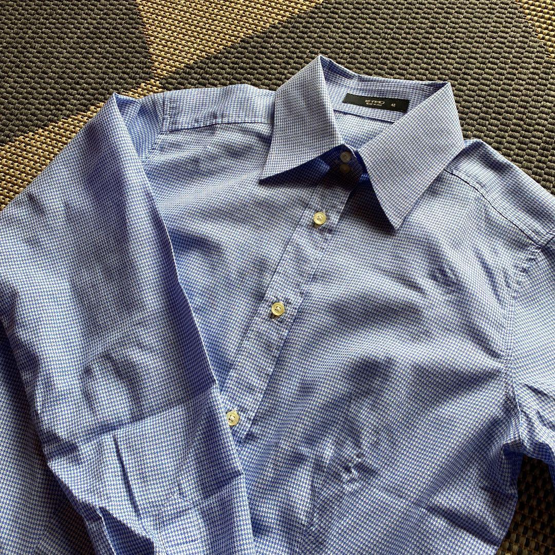 ETRO blue check shirt size 42 tops | eBay