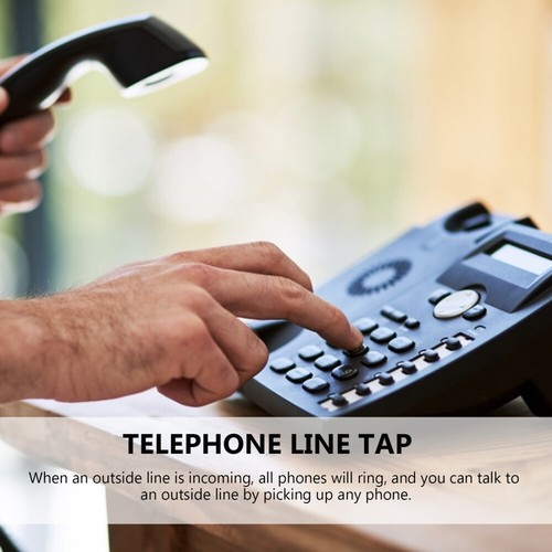 2 PCS Telefongräber Festnetzkonverter Adapter Für Festnetztelefon - Afbeelding 9 van 12