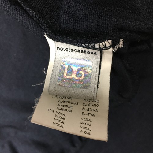 Dolce & Gabbana Junior Zip Up Bedazzled Hoodie Sweatshirt Navy Blue Girls Small - Picture 5 of 7
