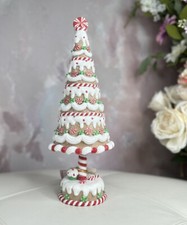 Cupcakes y Cachemira 15" Masa Arcilla Menta Navidad Dulces Árbol