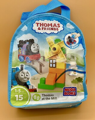 2016 Thomas and Friends Mega Bloks Set Thomas at the Mill New 15 Pcs