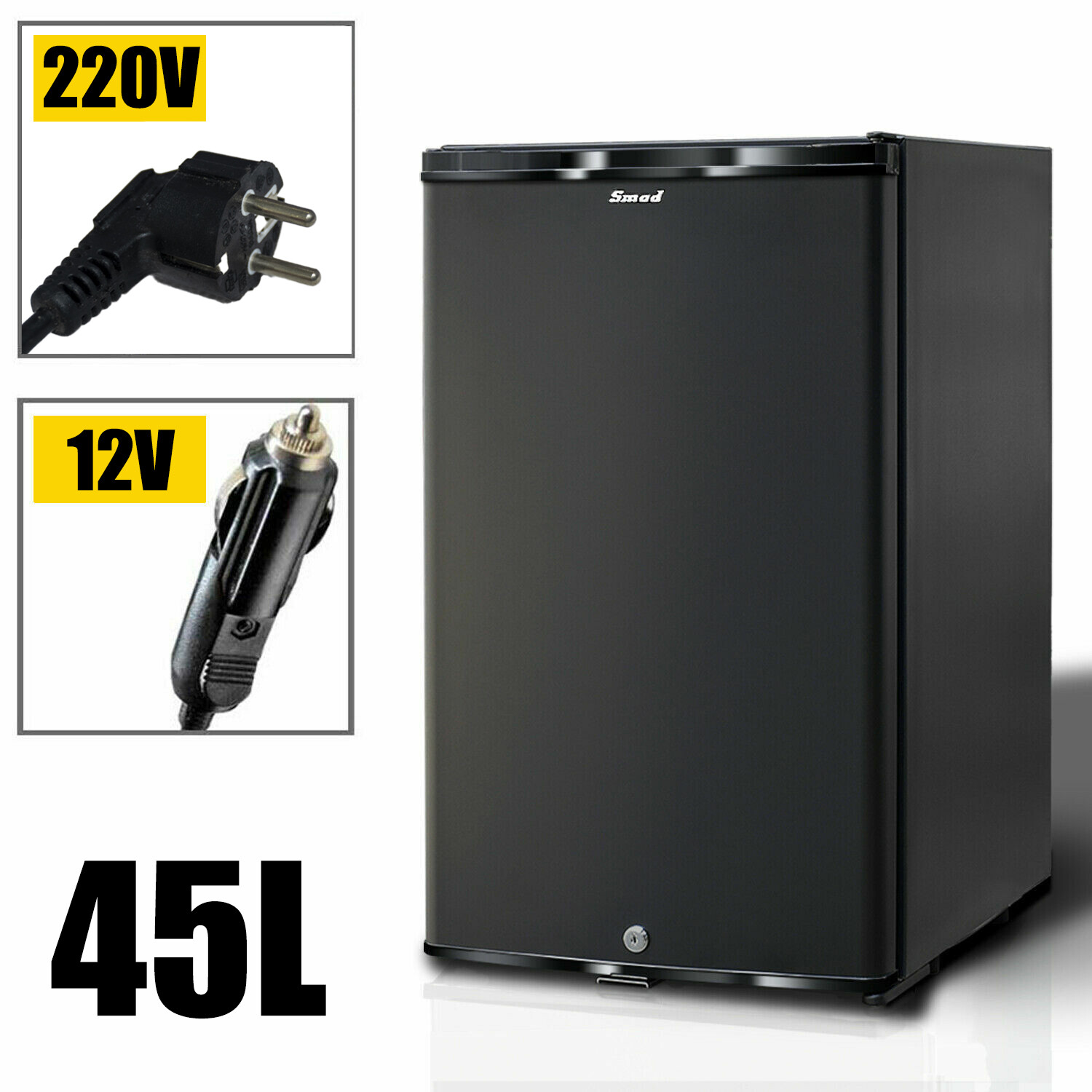 12V 230V 45L Wohnmobil kühlschrank Tragbar für Auto Camping Gefrierbox