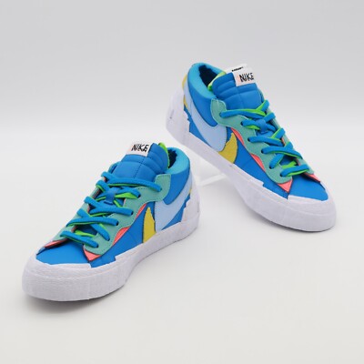 DM7901-400 KAWS sacai Nike Blazer Low Neptune Blue Light