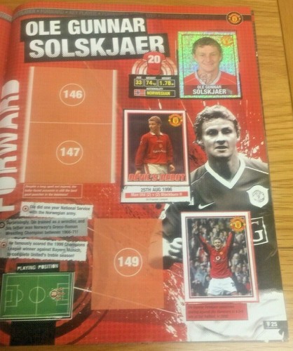 * Panini Manchester United 2006/2007 Stickeralbum teilweise komplett - 121 / 195 * - Bild 10 von 12