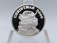 2000 1oz .999 Christmas Silver Round **Snowman** 84.95 per troy oz
