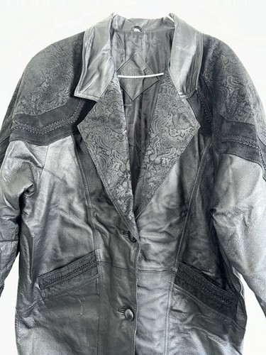 jf j.ferrar long leather jacket - Picture 4 of 12