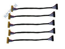 Universal FIX-30Pin 2ch 8bit 0.5mm LVDS Cable for 17inch 21inch LCD Screen Panel