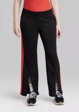 Wild Fable Women's High-Rise Sports Sweatpants Red Black White Size Medium NWT