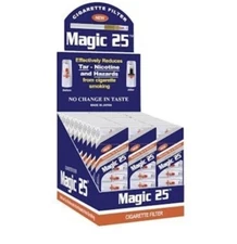 MAGIC 25 Cigarette Filters 30 Packs Filter Out Tar & Nic ~Free Shipping!