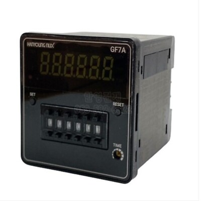 Hanyoung nux GF7A-P61T Digital counter Timer 72X72 Preset 6Digit 1Stage ...