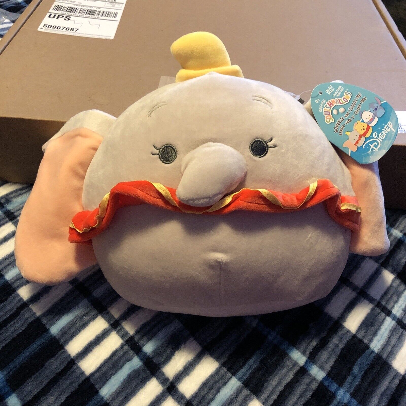 Squishmallows Disney Dumbo Elephant 10 inch Plush Toy - new with tags