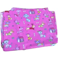 Poodle Dog Bone Sweater Lil Ones Dena Designs Fabric Traditions 1 Yd Pink Cotton
