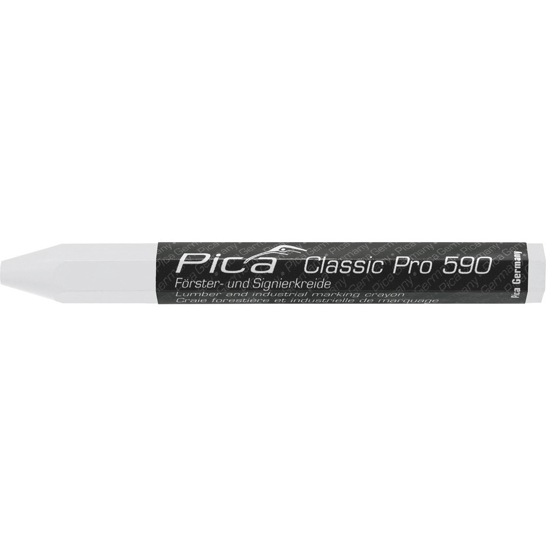 Pica 590/52 Classic Pro Lumber and Industrial Crayon, White