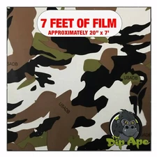 Hydrographic film Combat Camo hydro dipping 7' x 20" hydro dip