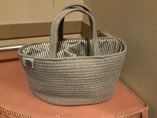 Parker baby Co Rope nursery storage  diaper caddy