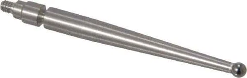 Mitutoyo 2mm Ball Diam, Carbide, Ball Test Indicator Contact Point 1.2" Conta...